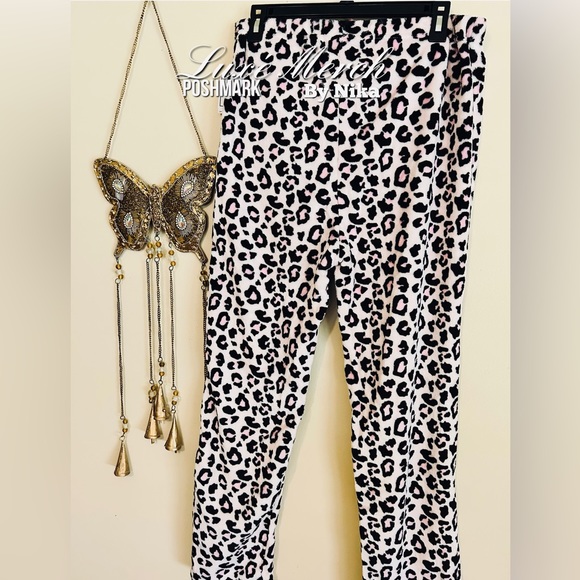 Leopard Cheetah Print Pajama Pants Size X-Large Juniors - Picture 4 of 4